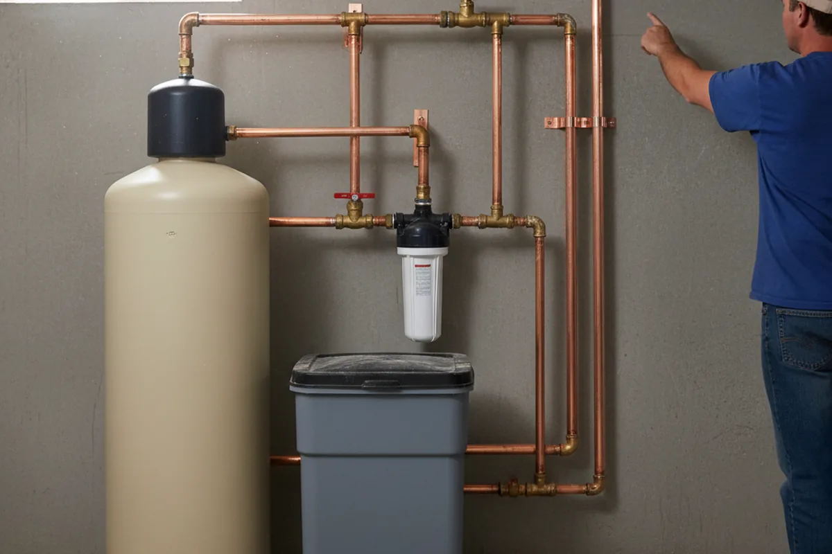 Whole-house water treatment system installed in Wilsons Mills